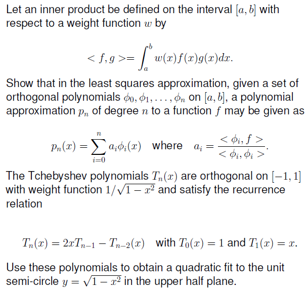 Solved Let An Inner Product Be Defined On The Interval A Chegg Com