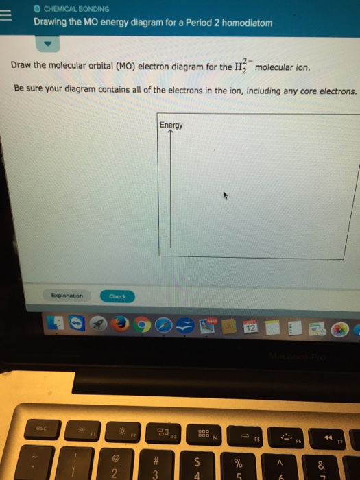 Solved CHEMICAL BONDING Drawing the MO energy diagram for a | Chegg.com