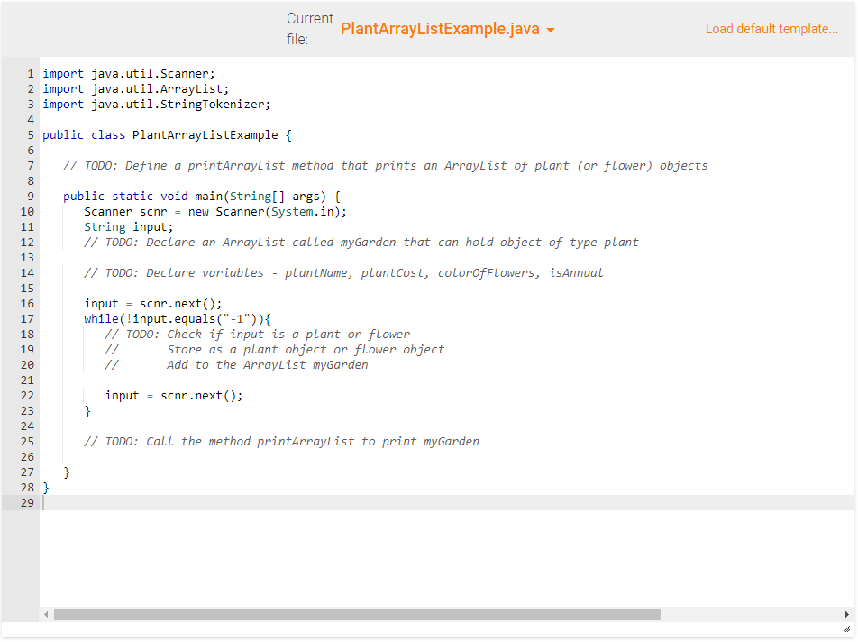 Solved 10.13 LAB: Plant information (ArrayList) Given a base | Chegg.com