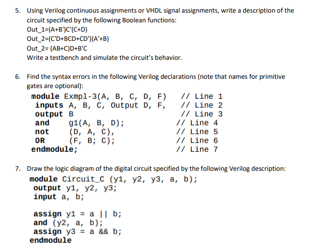 syntax in assignment statement l value verilog