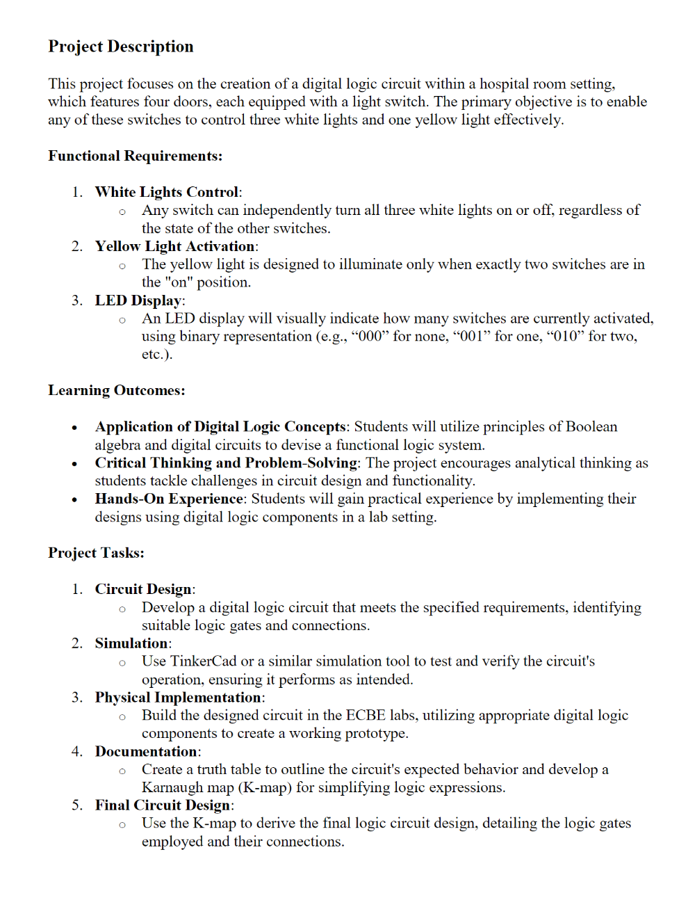 Project DescriptionThis project focuses on the