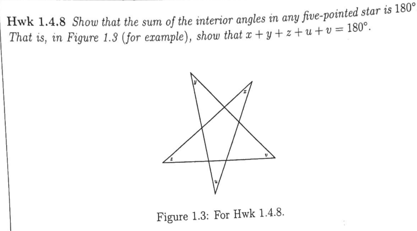 Solved O Show That The Sum Of The Interior Angles In Any