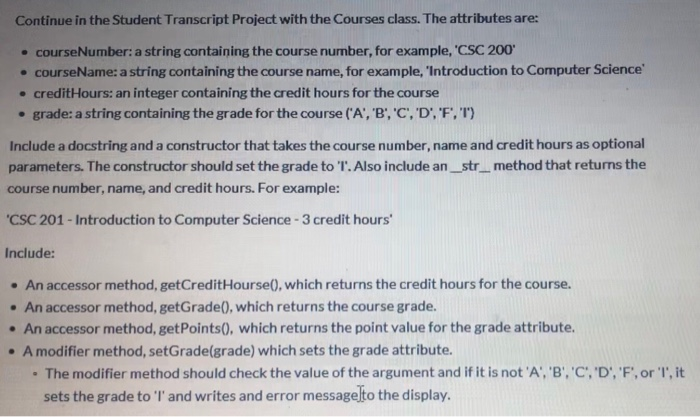 Solved Design an object-oriented program that will produce a | Chegg.com