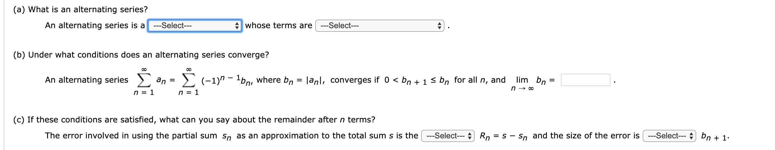 Ratio test calculator image