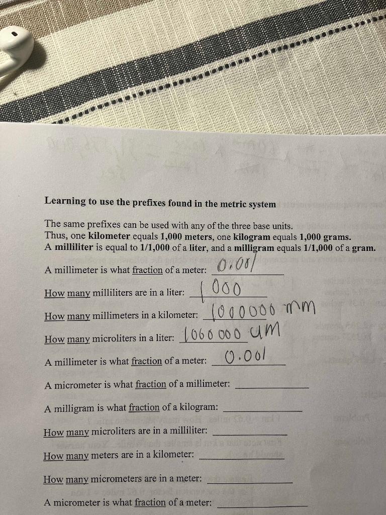 A micrometer is what 2025 fraction of a millimeter