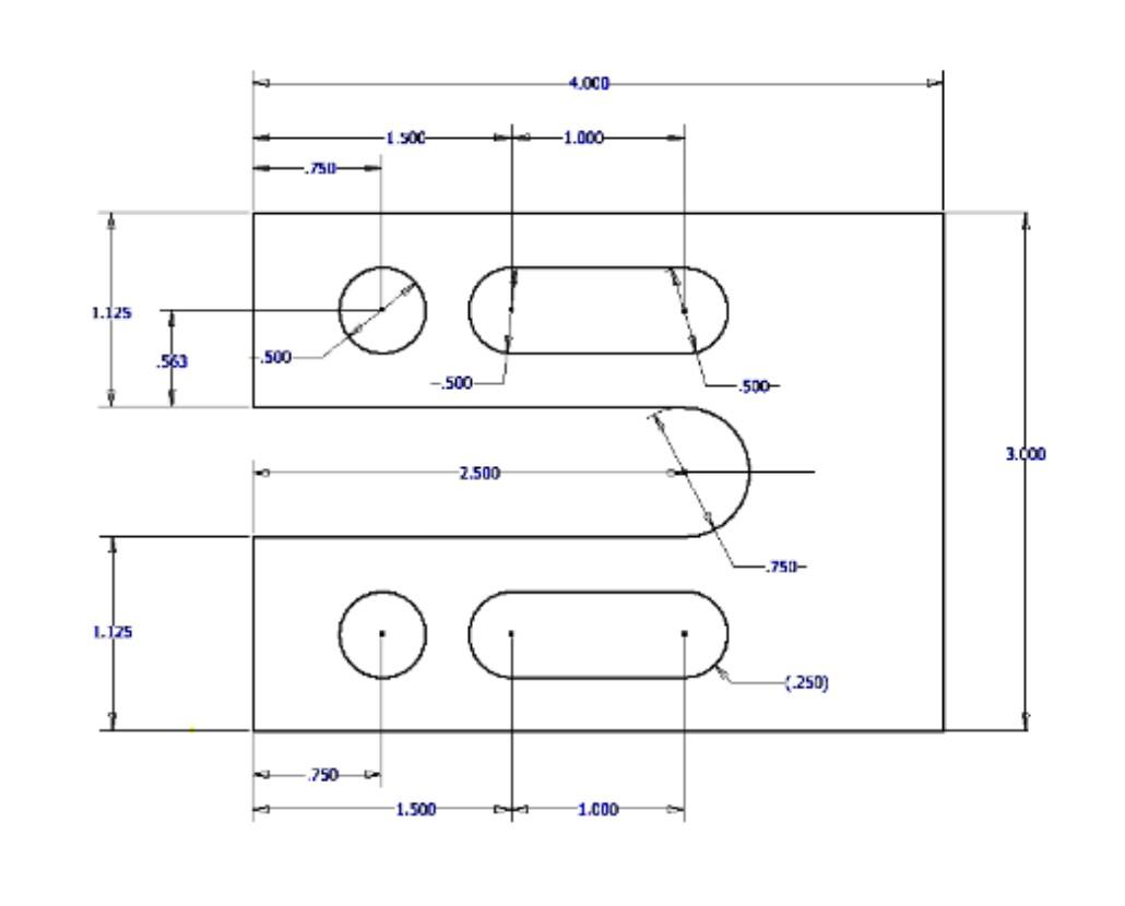 Solved Figure 2 shows a block to be milled on a computer | Chegg.com