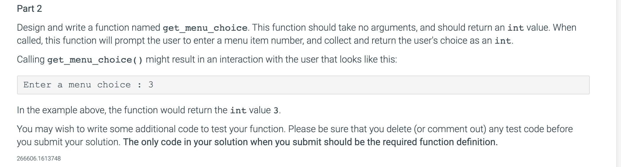 Solved Part 2 Design and write a function named | Chegg.com