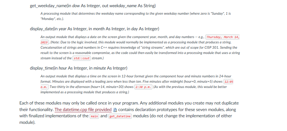 Problem Statement Write a program to display the | Chegg.com