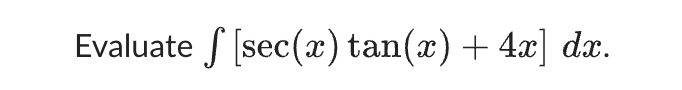 Solved Question 1 Part A) Find The Indefinite Integrals | Chegg.com