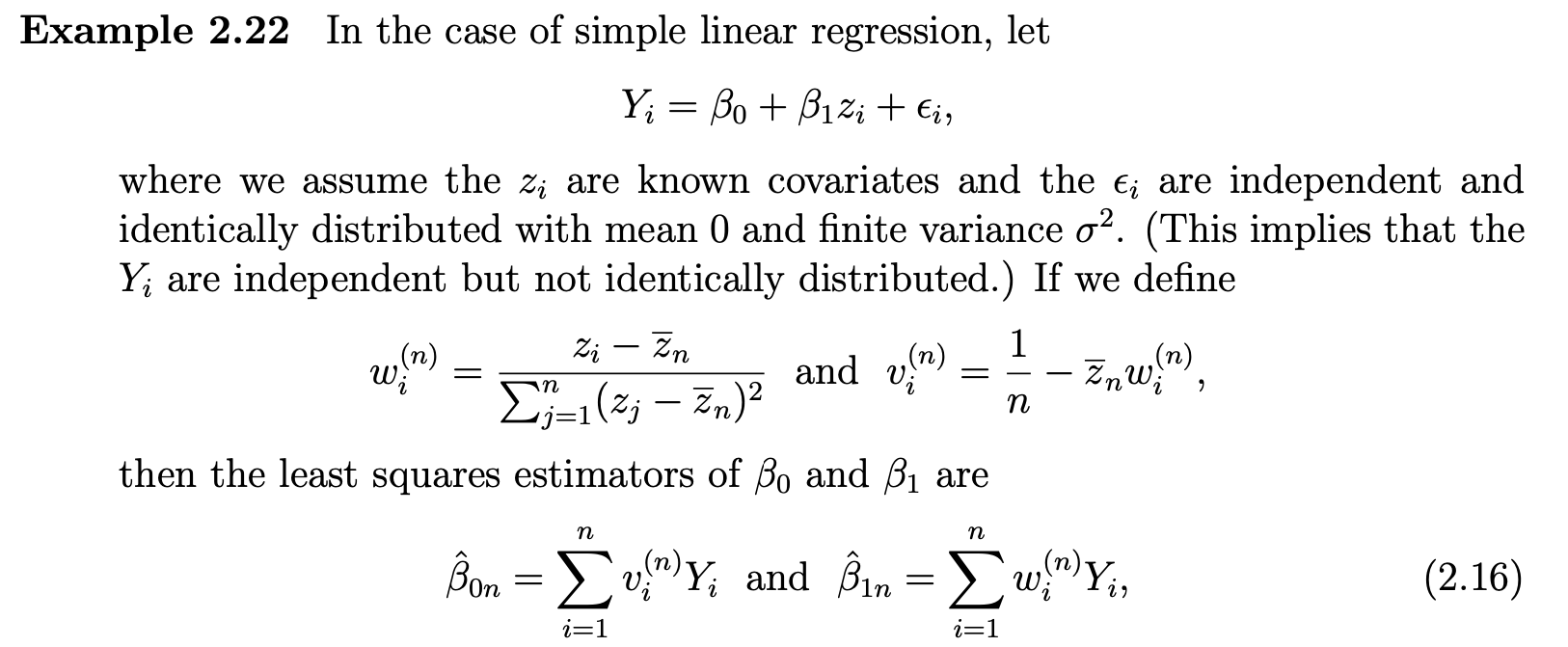 Solved Exercise 2.14 Consider the case of simple linear | Chegg.com