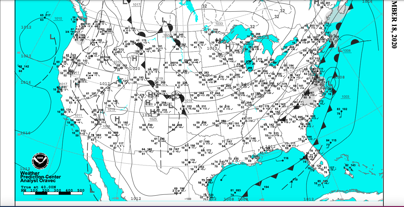 Solved 1. Look at the Surface Weather Map, and find Temp, | Chegg.com