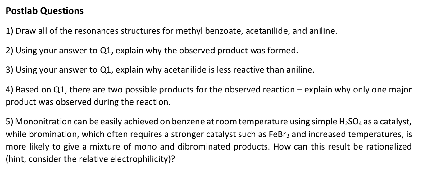 Solved Experiment 1. Reaction Setup Measure nitric acid