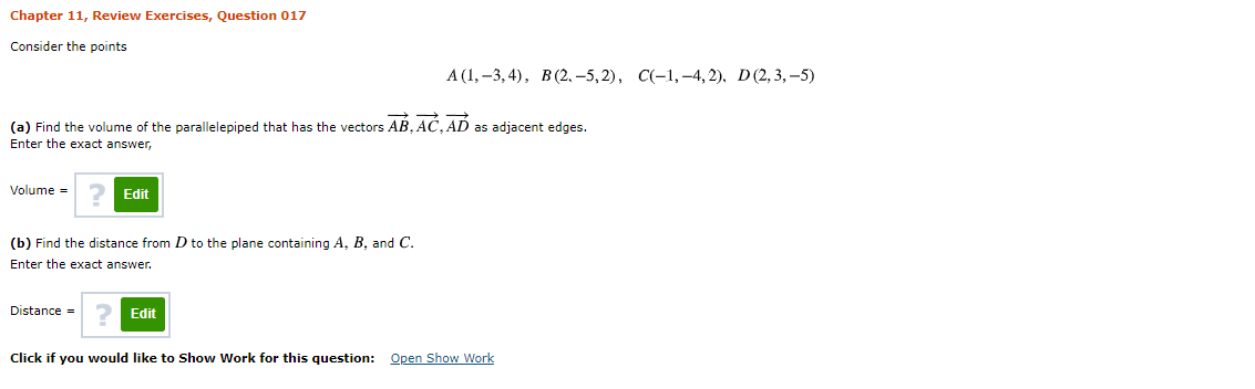 Solved Chapter 11, Review Exercises, Question 017 Consider | Chegg.com