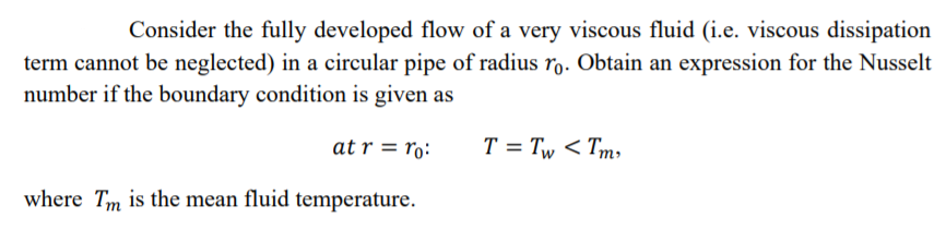 Solved Consider the fully developed flow of a very viscous | Chegg.com