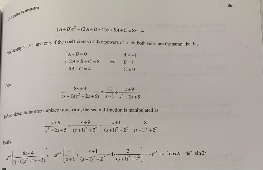 Solved Find the inverse Laplace transform using Partial | Chegg.com