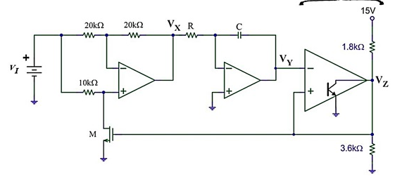 Solved Design a voltage controlled oscillator like the one | Chegg.com
