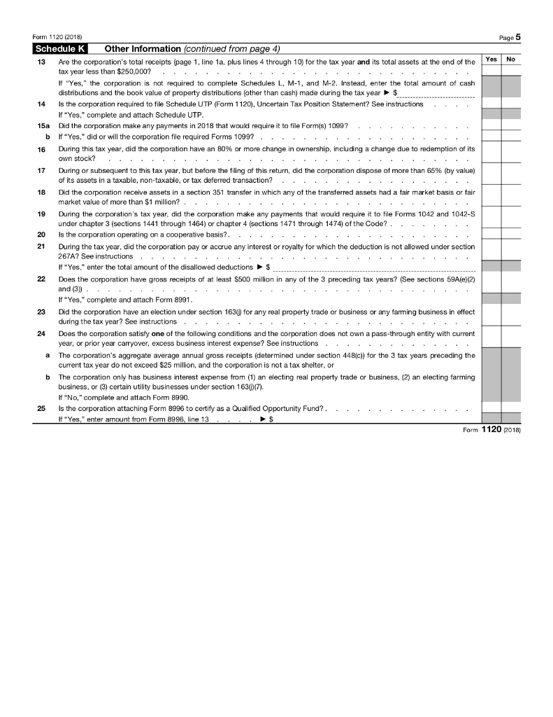 C-16 Appendix C CORPORATE TAX RETURN PROBLEM 2 | Chegg.com