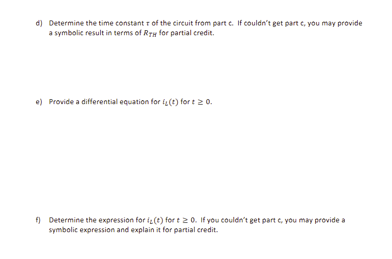 Problem 1 You are given the circuit shown below. The | Chegg.com