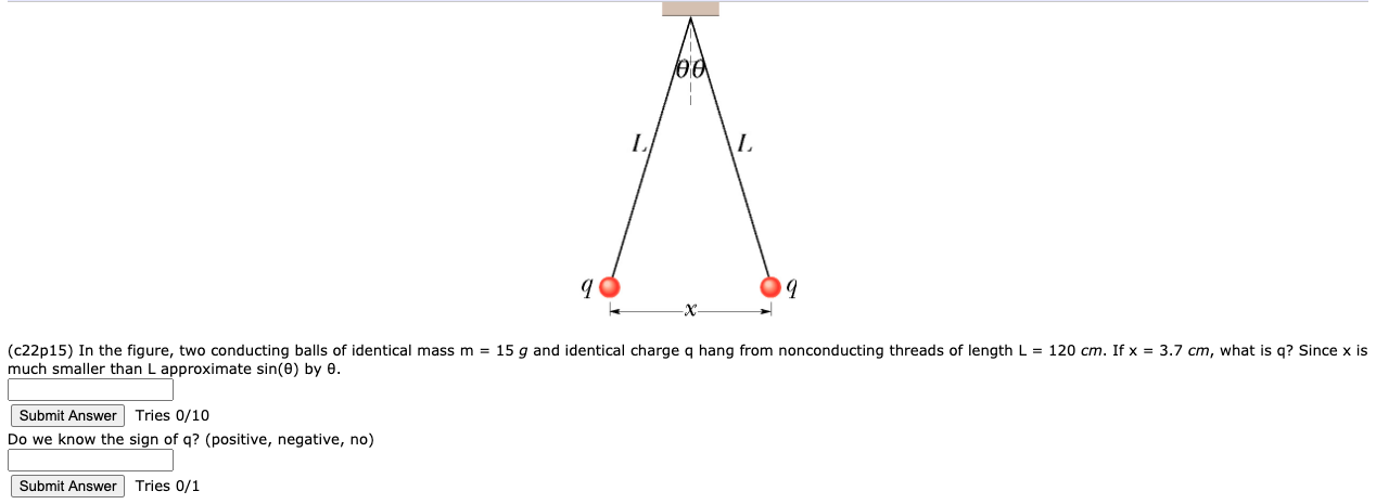 Solved Led L L 9 C22p15 In The Figure Two Conducting B Chegg Com