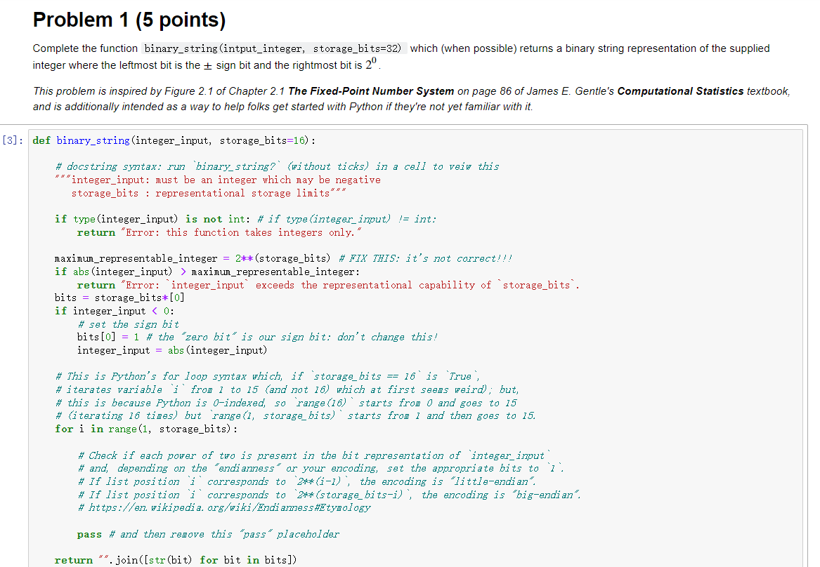 Solved The function has the following problems: This code | Chegg.com