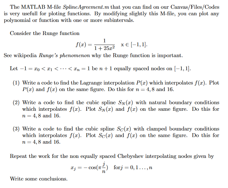 Solved Please answer in form of MATLAB code. Questions 1, 2, | Chegg.com