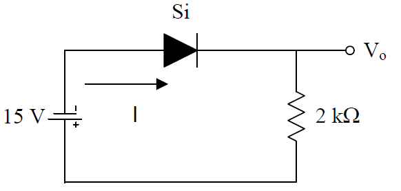 Solved Refer to Figure Q4. Determine I and Vo . show the | Chegg.com