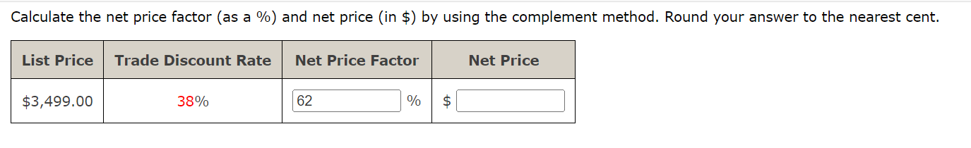 calculate-the-net-price-factor-as-a-and-net-chegg