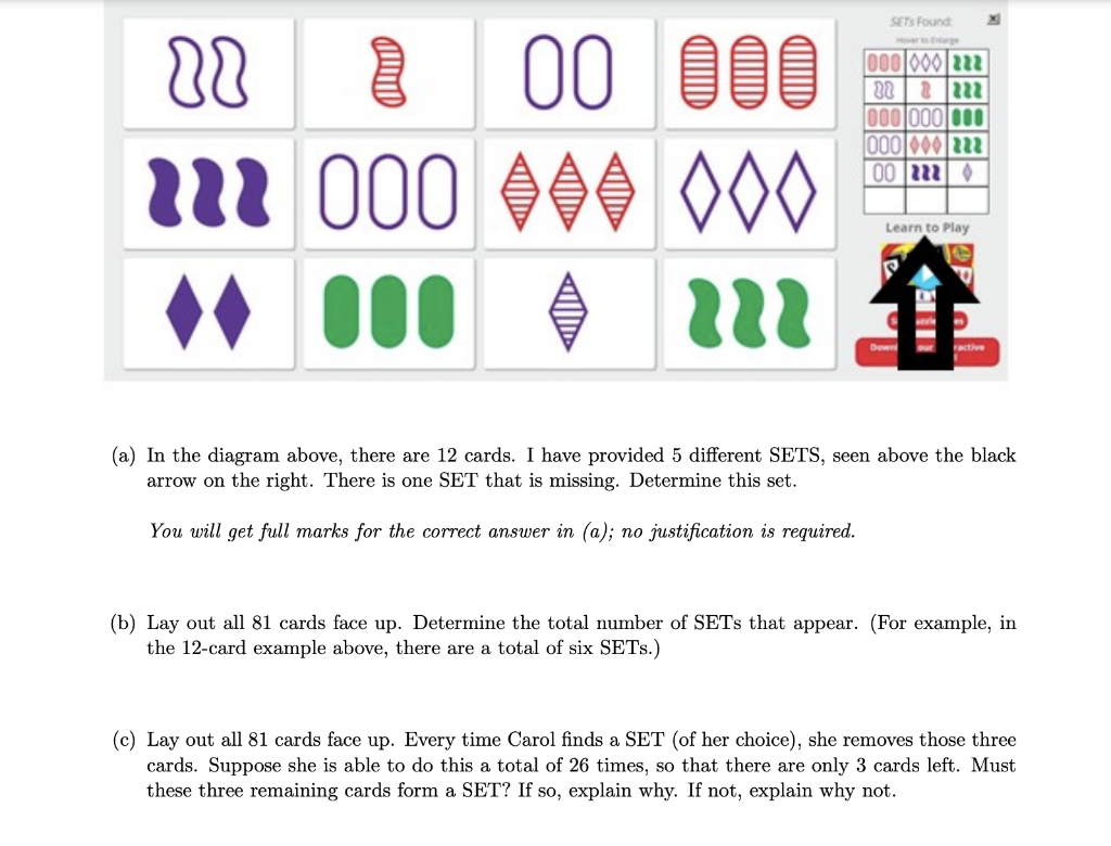 The Daily SET Puzzle, setgame.com