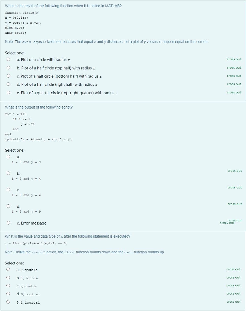 Solved What is the result of the function when it |