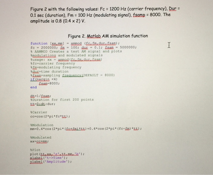 Solved In this pre-lab you will run a program in Matlab that | Chegg.com