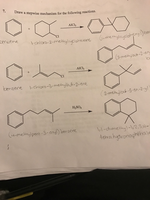 Solved Draw a stepwise mechanism for the following | Chegg.com