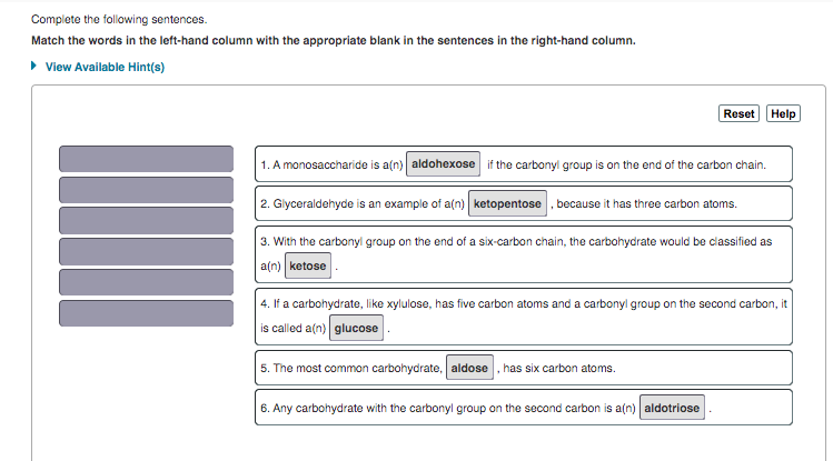 solved-complete-the-following-sentences-match-the-words-in-chegg