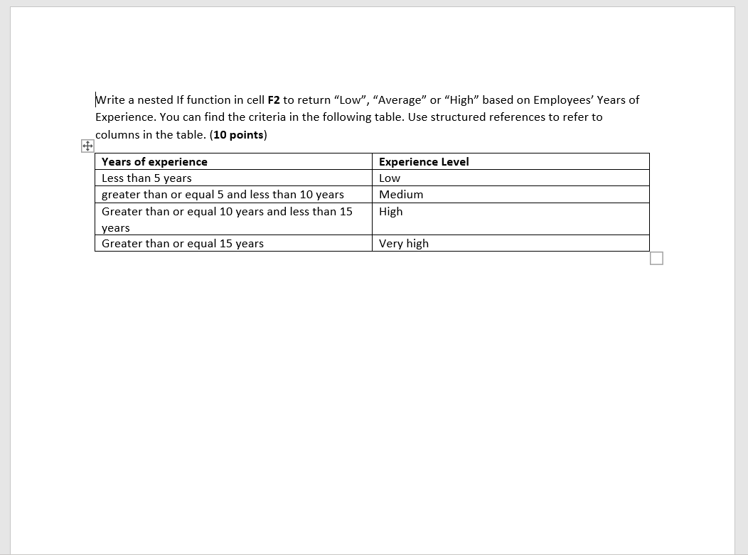 write-a-nested-if-function-in-cell-f2-to-return-chegg