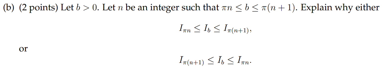 Exercise 2. (5 Points) For Any B>0, Let | Chegg.com