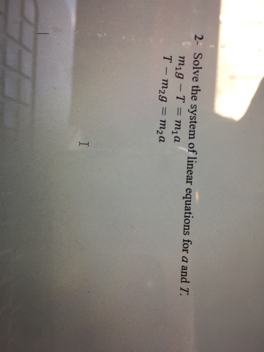 Solved 2 Solve the system of linea 2 | Chegg.com