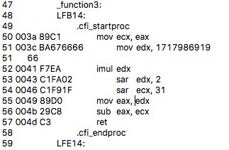In detail explain the code generated for function3. | Chegg.com