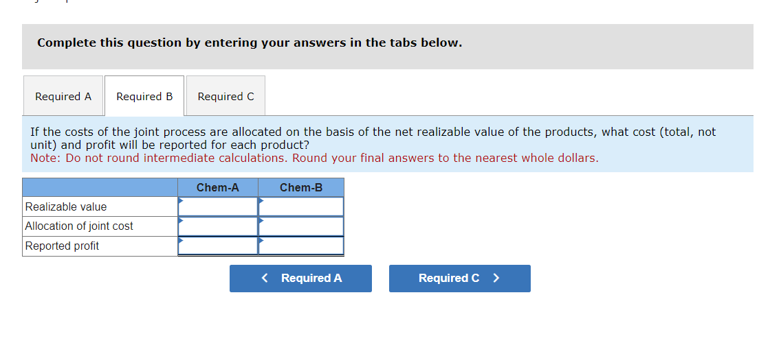 Solved Elsa Products Processes Chem-Z Into Two Products: | Chegg.com