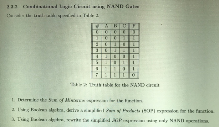 Solved 2.3.3 Combinational Logic Circuit using NOR Gates | Chegg.com