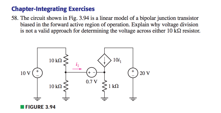 Solved Chapter-Integrating Exercises 58. The Circuit Shown | Chegg.com