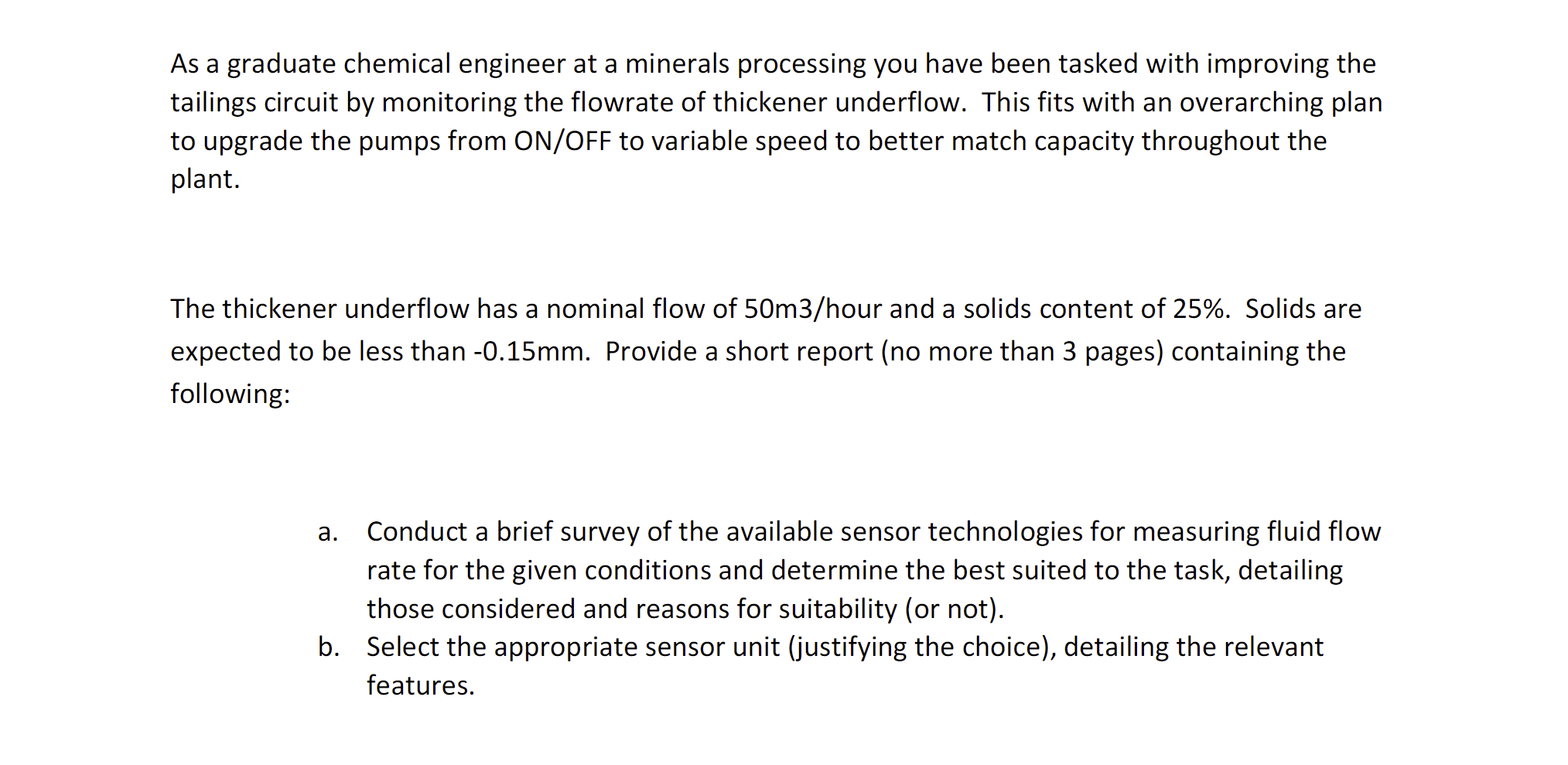 solved-as-a-graduate-chemical-engineer-at-a-minerals-chegg