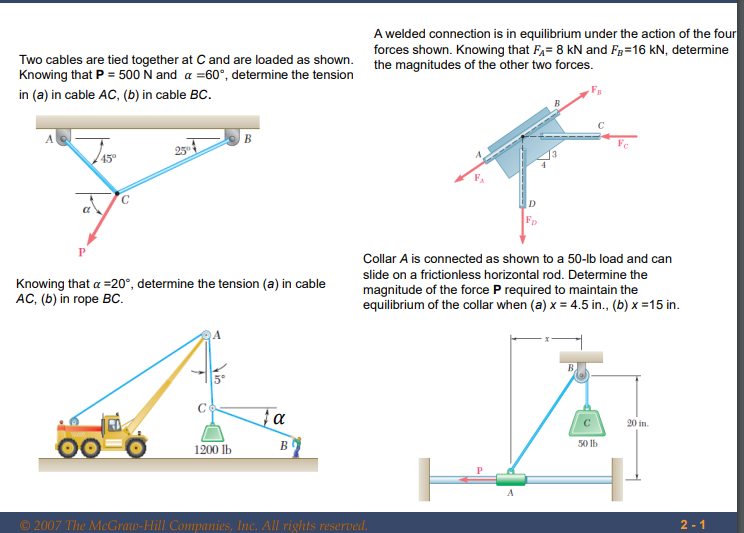 Solved A Welded Connection Is In Equilibrium Under The | Chegg.com