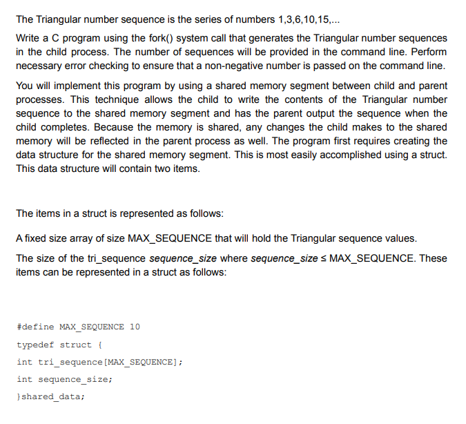 The Triangular number sequence is the series of | Chegg.com