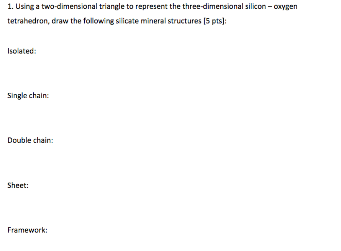 Solved 1. Using a two-dimensional triangle to represent the | Chegg.com