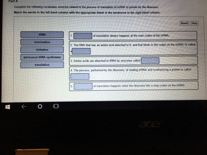 Solved Complete the following vocabulary exercise (elated to | Chegg.com