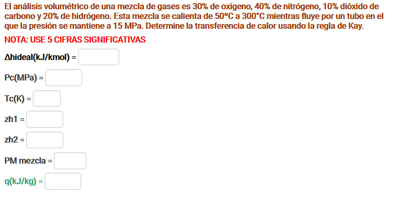 Solved The volumetric analysis of a gas mixture is 30% | Chegg.com
