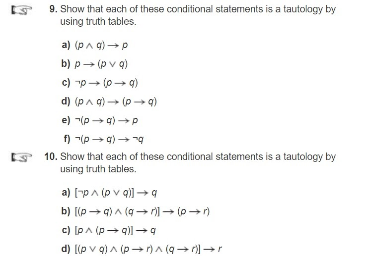 Solved 9. Show that each of these conditional statements is | Chegg.com