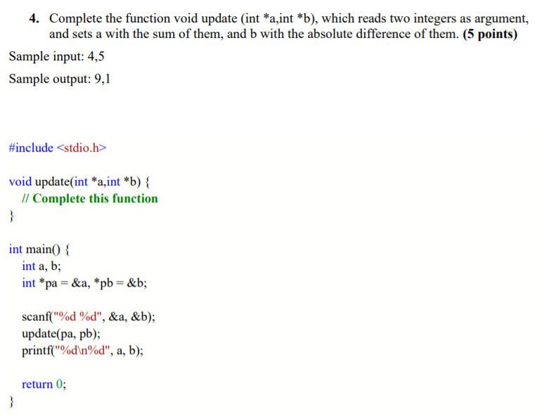 Solved 3. The following program is intended to insert, and | Chegg.com
