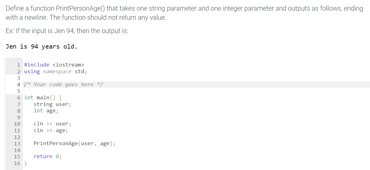 String Integer Value Pairs C