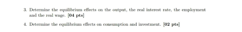 Question 3 15 Pts] Consider The Intertemporal Model