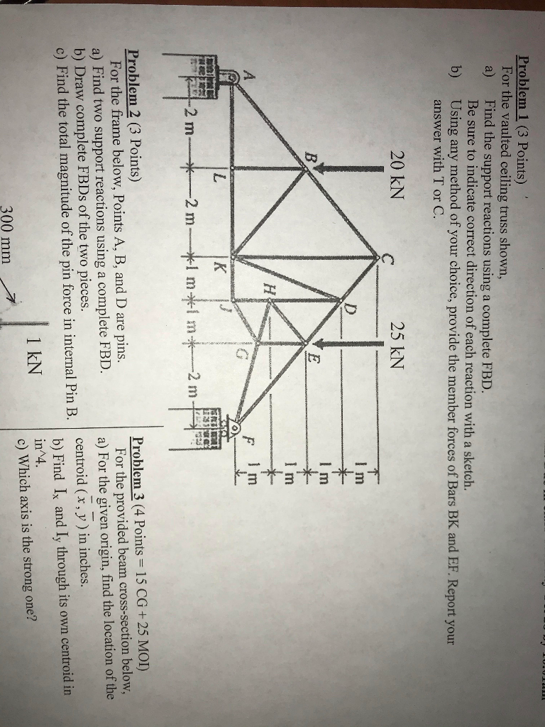 Solved I Love Problem 1 3 Points For The Vaulted Ceilin